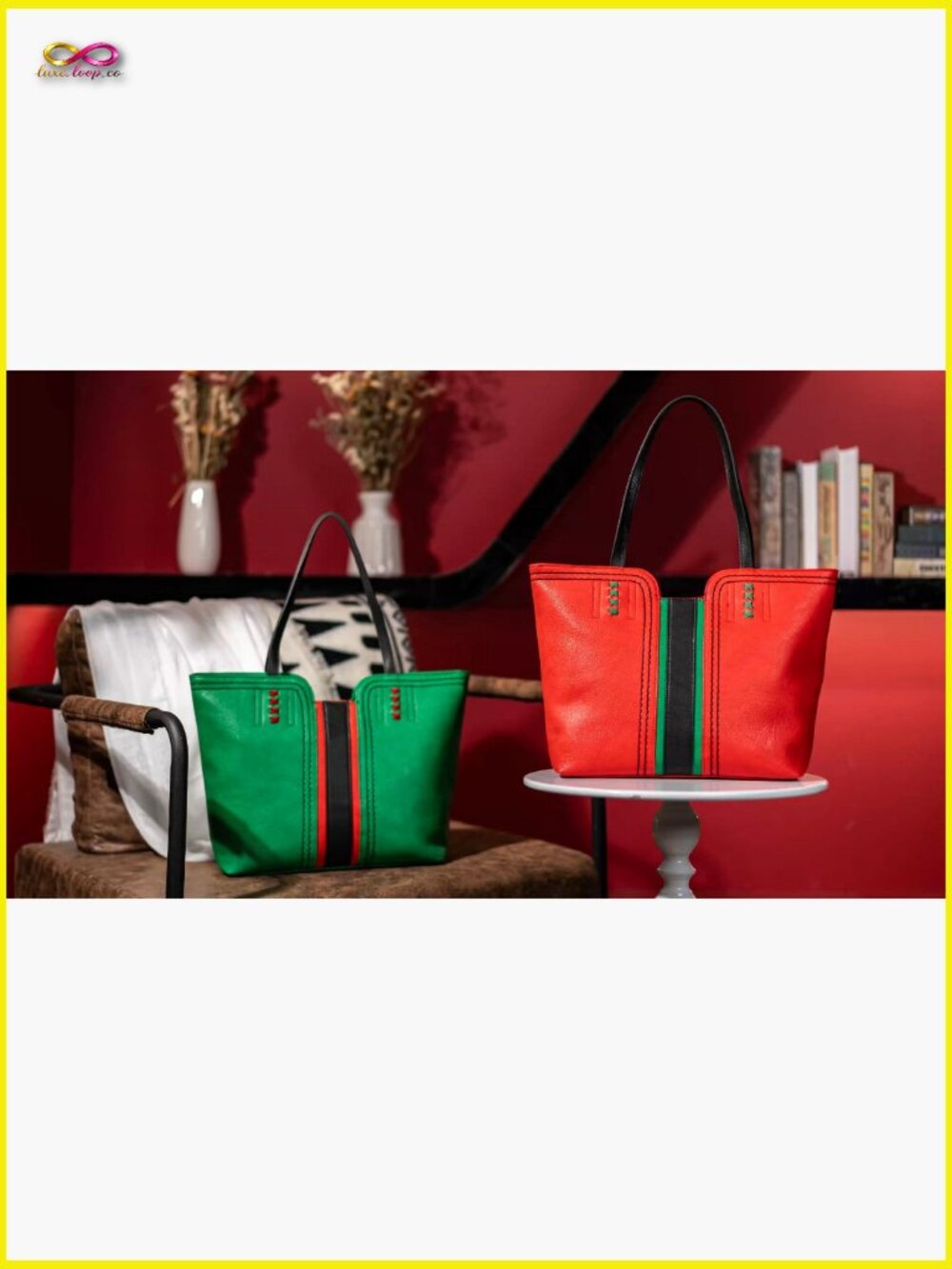 Slouchy Tote Bag with Braided Details Top Zipper Closure Vegan Leather Everyday - Picture 7 of 7